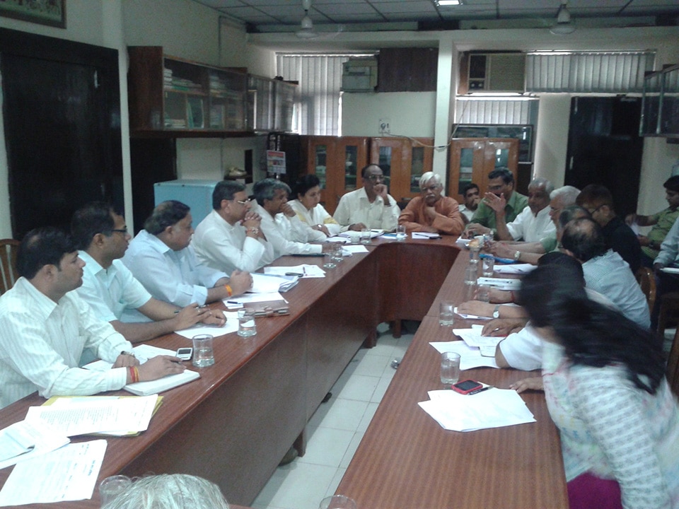 In Core meeting of UNNAT BHARAT ABHIYAN an initiative by IIT Delhi and several Non-profit organization of India in September 2014