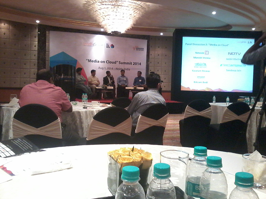 Participation in “Media on Cloud” Summit  2014, Noida.