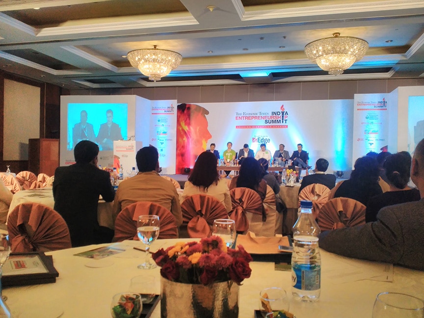 Participation in The Times of India Entrepreneurship Summit, Dec 2015